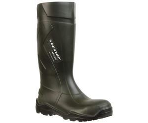 Dunlop Unisex Purofort Plus Full Safety Gummistiefel für Erwachsene (Grün) EU 39/UK 6