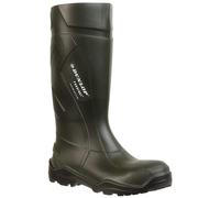 Dunlop Unisex Purofort Plus Full Safety Gummistiefel für Erwachsene (Grün) EU 40,5 / UK 7