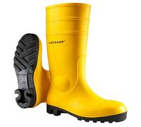 DUNLOP® unisex S5 Sicherheits-Gummistiefel gelb Größe 40, 1 Paar Paar