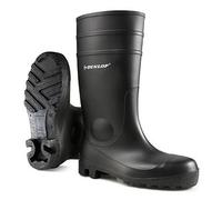 DUNLOP® unisex S5 Sicherheits-Gummistiefel schwarz Größe 44, 1 Paar Paar