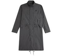 Dunne Parkajacke aus Gunmetal mit geradem Saum von Fred Perry L