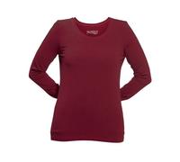 Dunque by Schweikardt Moden Dunque Damen Shirt Langarm Bio Baumwolle mit Elasthan Cyclam XL