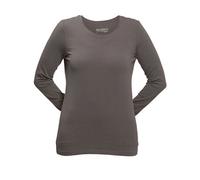 Dunque by Schweikardt Moden Dunque Damen Shirt Langarm Bio Baumwolle mit Elasthan Grau L