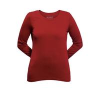 Dunque by Schweikardt Moden Dunque Damen Shirt Langarm Bio Baumwolle mit Elasthan Waldbeere M