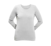 Dunque by Schweikardt Moden Dunque Damen Shirt Langarm Bio Baumwolle mit Elasthan Weiss XL