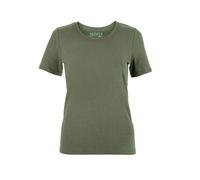 Dunque by Schweikardt Moden Dunque Damen T-Shirt Bio Baumwolle mit Elasthan Moosgruen L