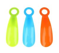 DUNSBY Schuhlöffel Schuhlöffel aus Kunststoff, extra lang, fauler Schuhhelfer, langer Griff, Schuhheber, Zieh-Schuhlöffel, Rutschgriff, zufällige Farbe(Random long)