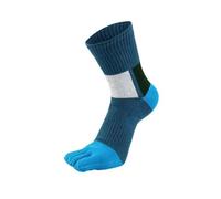 DUNSBY Zehensocken 5 Paar Zehensocken for Herren, Herbst und Winter, Dicke Baumwolle, warme, schweißabsorbierende Happy Sport 5-Finger-Socken for Herren(5 Pairs color5)