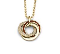 DUR Anhänger für Halsketten Marina vergoldet 2.0, aus 925 Sterling Silber, B: 19 mm, P4120