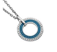 DUR Anhänger für Halsketten Strandzauber blau, aus 925 Sterling Silber, B: 26 mm, P3513