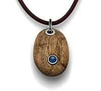 Dur Schmuck Anhänger Damen Treibholz Kyanit Silber 925/- (P3128)