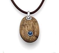 Dur Schmuck Anhänger Damen Treibholz Kyanit Silber 925/- (P3128)