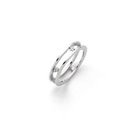 DUR Bandring Maritim aus 925 Sterling Silber Möwe, Anker, Kompassrose, Seestern und Schiff, Größe: 54, R6021.54