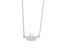 DUR Damen Halskette Boot aus 925er Sterling-Silber in der Farbe Silber, Länge: 42 cm, K2847