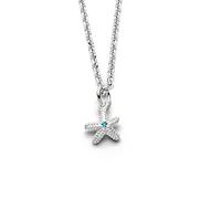 DUR Damen Kette"Seestern, Zirkonia 2.0" aus 925er Silber Länge ca. 450 MM K2835