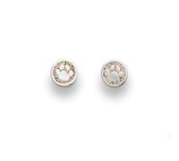 DUR Damen Ohrstecker Lucky Dog aus 925er Silber | Strandsand | O4832