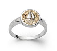 DUR Damen Ring"Ahoi" aus 925er Silber Größe 60 (19.1) R5637.60, 60 (19.1)