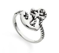 DUR Damen Ring"Anker" aus 925er Silber Größe 60 (19.1) R4574.60, 60 (19.1)