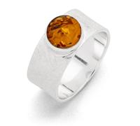 DUR Damen Ring"Betty" Bernstein aus 925er Silber Größe 58 (18.5) R5716.58, 58 (18.5)