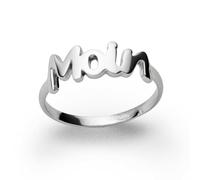 DUR Damen Ring"Moin" aus 925er Silber Größe 52 (16.6) R5273.52, 52 (16.6)