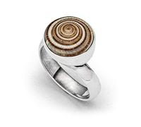 DUR Damen Ring"Schokoschnecke 2.0" aus 925er Silber Größe Medium R5573.M, Medium