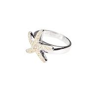 DUR Damen Ring"Seestern" aus 925er Silber Größe 60 (19,7) R4595