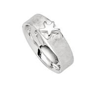 DUR Damen Ring"Seestern" aus 925er Silber Größe 62 (19.7) R5468.62, 62 (19.7)