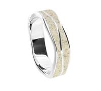 DUR Damen Ring"Wellen" aus 925er Silber Größe 64 (20.4) R5108.64, 64 (20.4)