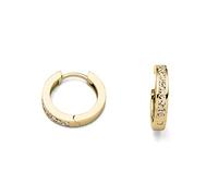 DUR Damen"Sandcreole""Marina" vergoldet aus 925er Silber O5380