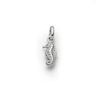 DUR Einzel Charm-Anhänger Seepferd für Damen aus 925er Sterling-Silber in der Farbe Silber, Maße: 5x20 cm, F158