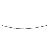 DUR Halskette Anker geschliffen aus 925er Sterling-Silber, Länge: 45 cm, K2342