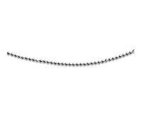 DUR Halskette Kugelkette aus 925 Sterling Silber,Silber, Länge: 38 cm, K2463.38