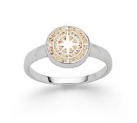DUR Ring "Kompass“ 925er Sterling-Silber 60