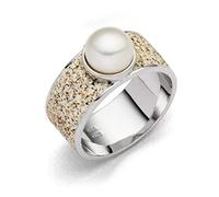 DUR Ring Strandperle, aus 925 Sterling Silber, Größe: 52, R4924.52