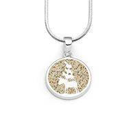 DUR Schmuck Anhänger BREMEN, Strandsand, Silber 925/- (P3030)