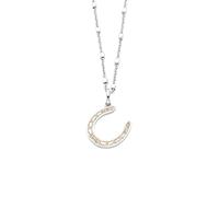 DUR Schmuck Anhänger HUFEISEN Strandsand Silber 925/- rhodinert (P4524)