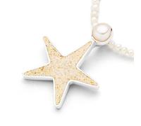 DUR Schmuck Anhänger SANDSEESTERN Perle Strandsand Silber 925/- poliert (P4552)