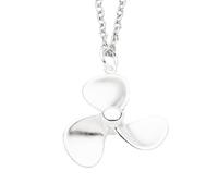 DUR Schmuck Anhänger SCHIFFSSCHRAUBE matt Silber 925/- poliert (P4513)