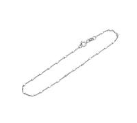 DUR Schmuck Armband FANTASIE 1,2 mm Silber 925/- rhodiniert (A1879) (18.5)
