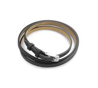 DUR Schmuck Armband, Lederarmband, Wickelarmband 62 cm A1704 Schwarz