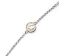 Dur Schmuck Armband "Lucky Dog" Strandsand, Silber 925/- 16,5cm + 3cm (A1837)