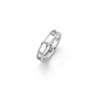 DUR Schmuck: Bandring "Kompass", rhodiniert, R6020 RingSize 68 (21.6)