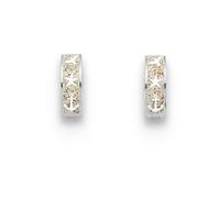 DUR Schmuck Creole MARITIM Strandsand, Silber 925/- rhodiniert (O5423)