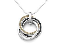 Dur Schmuck Damen Anhänger MARINA Strandsand, Lavasand, Silber 925/- (P2960)