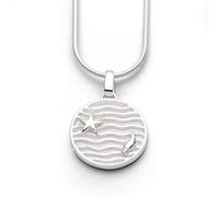 DUR Schmuck Damen Anhänger Strandwellen Silber 925/- (P3366)