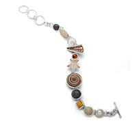 DUR Schmuck Damen Armband *Strandrausch* Silber 925/- 15,5cm + 3cm Verlängerung (A1421)