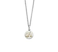 DUR Schmuck Damen Kette BAUM DES LEBENS 2.0 Strandsand, Silber 925/- rhodiniert 42cm (K2751)
