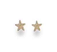 Dur Schmuck Damen Ohrstecker SEESTERN Strandsand, Silber 925/- (S1441)