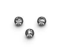 DUR Schmuck exklusiv: Anhänger Bead Göhren/Rügen der Göhren-Bead 925er Sterlingsilber P3633