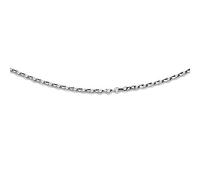 DUR Schmuck geschliffene Ankerkette 45cm, Silber 925/- rhodiniert (K2246.45)